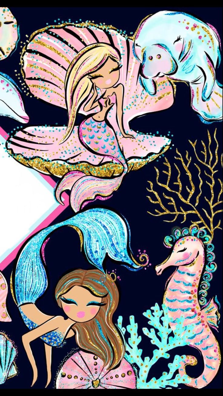 Русалка стилизованная