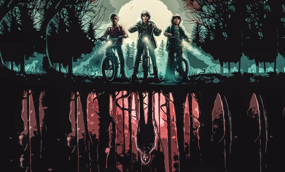 Upside down stranger things