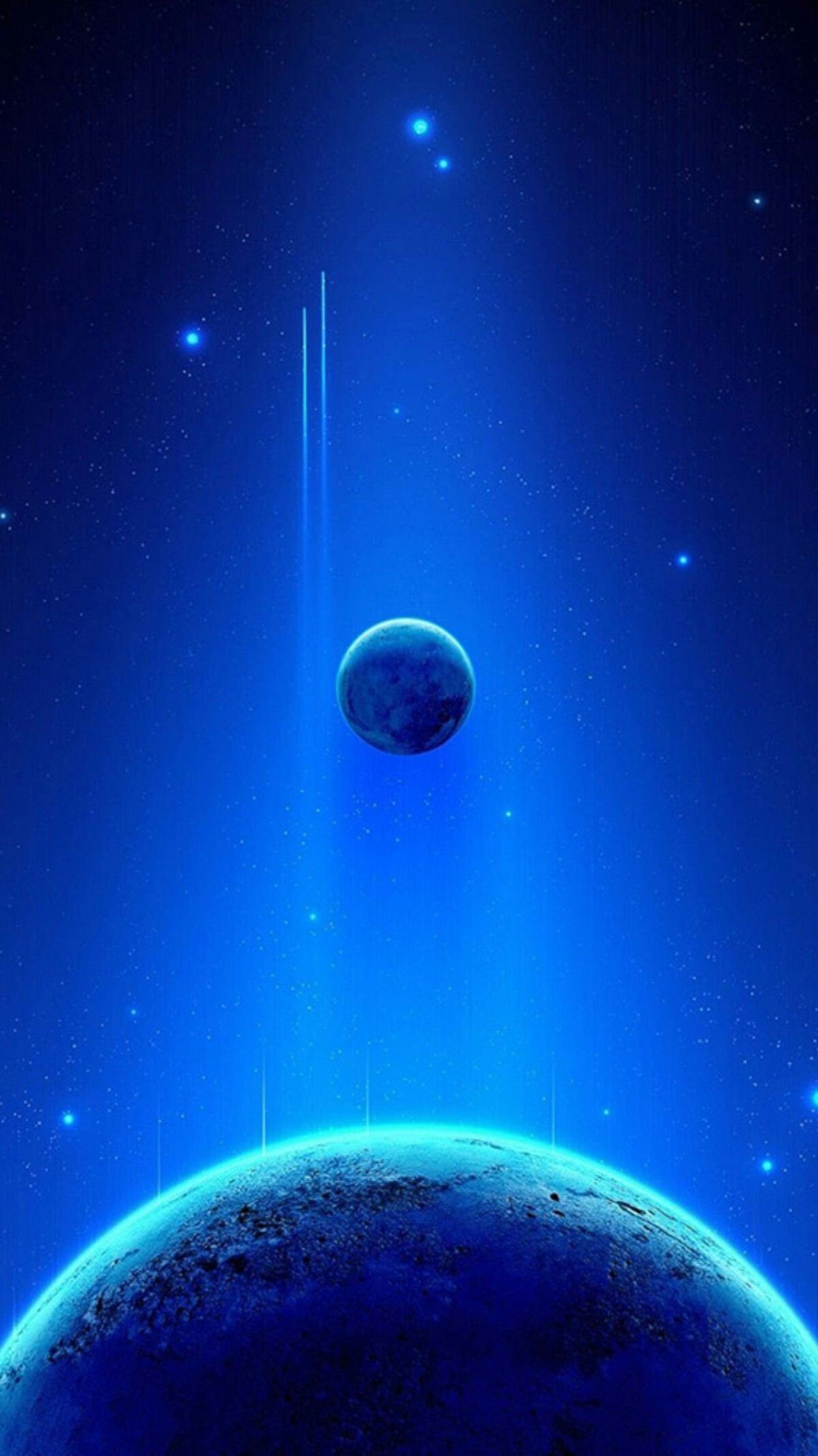 Обои на телефон космос земля вертикальные
