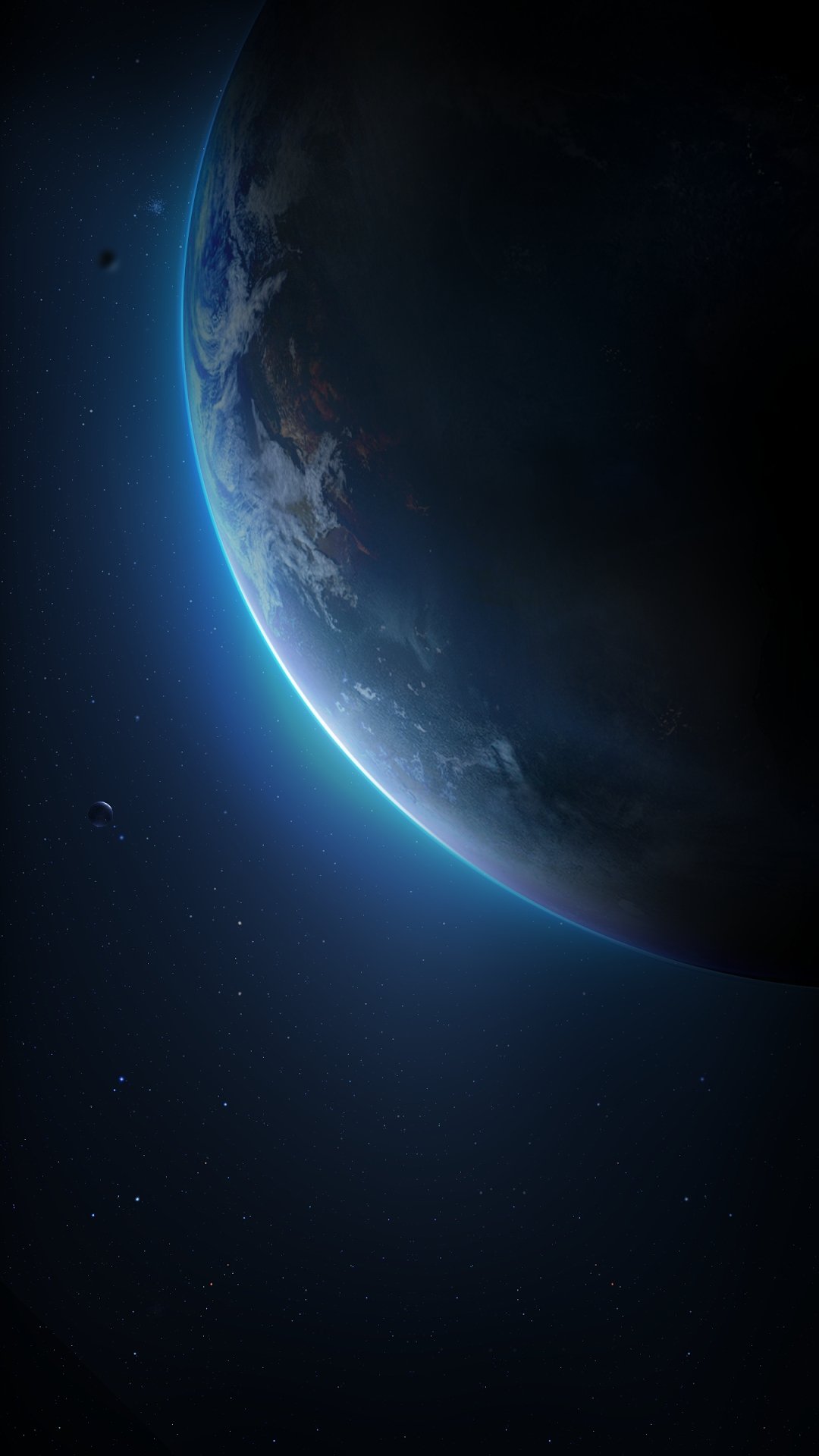 Черная Планета в космосе