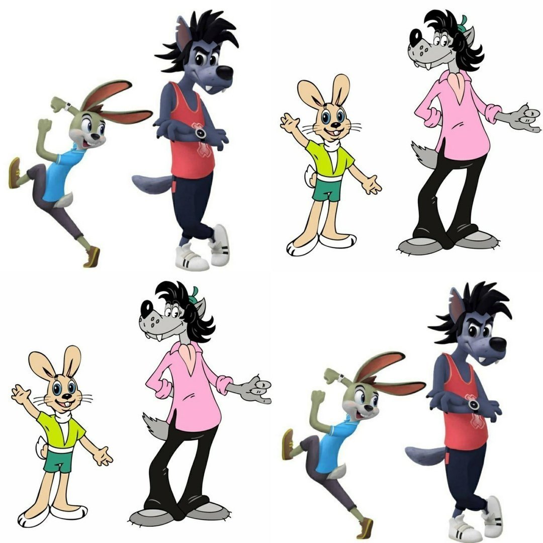 Волк и заяц ну погоди