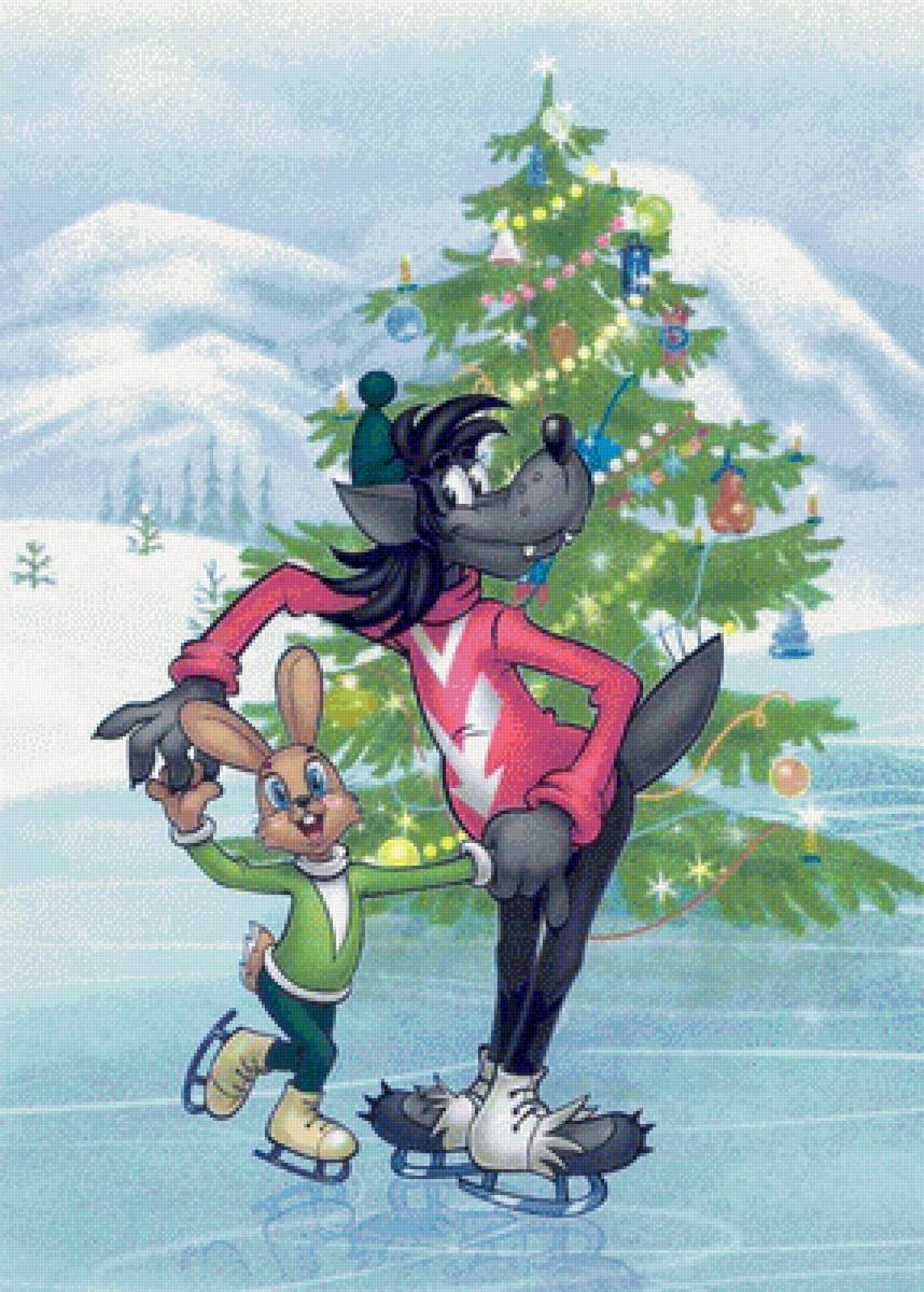 Ну погоди мультфильм новогодний выпуск