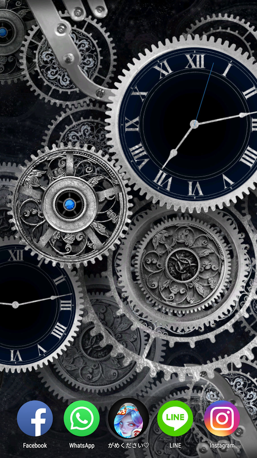 Живые обои часы