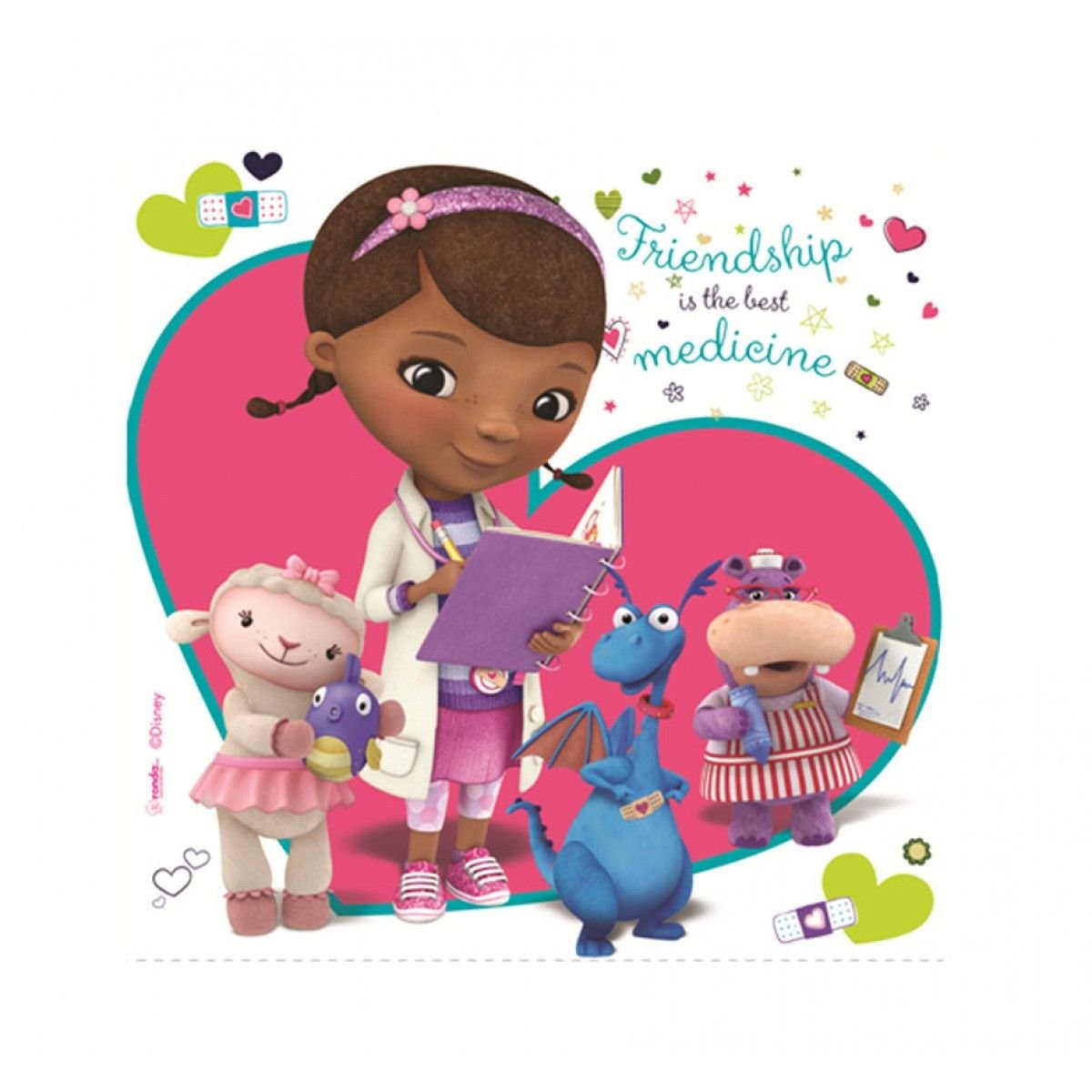 Доктор Плюшева аппликация