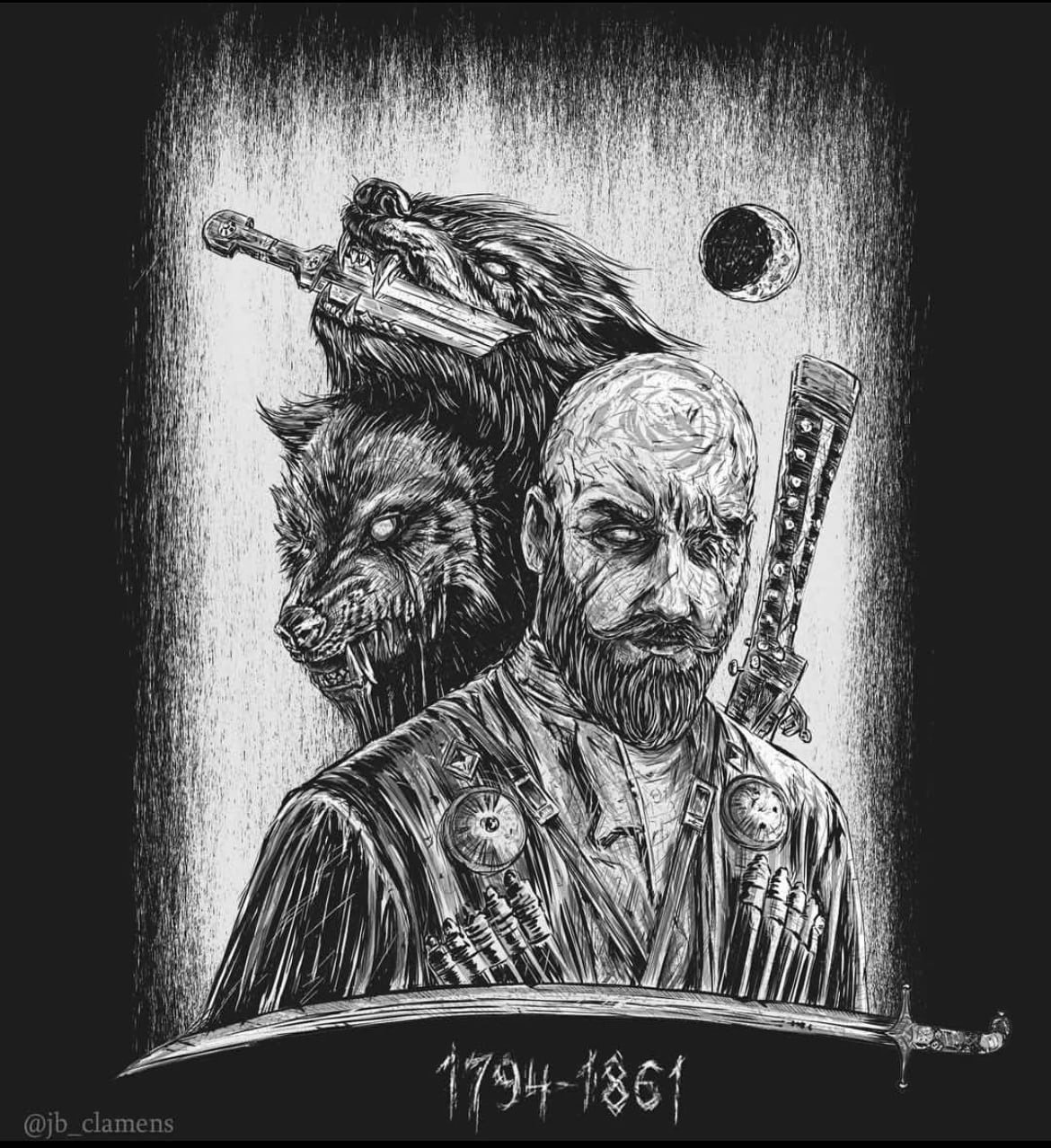 Байсангур Беноевский и имам Шамиль