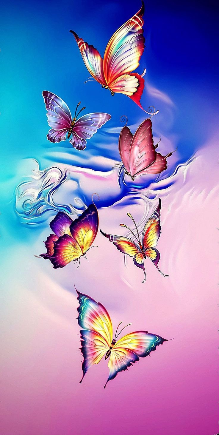 Фон бабочки