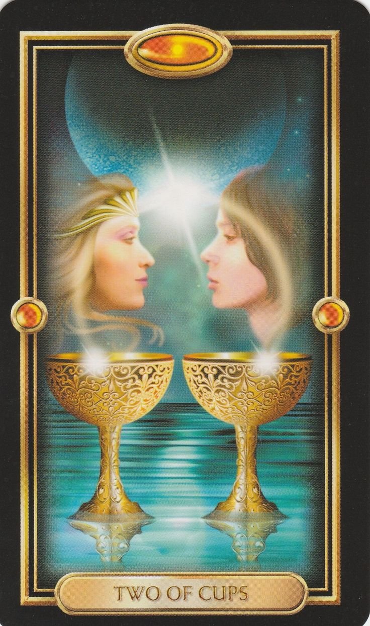Двойка кубков Таро