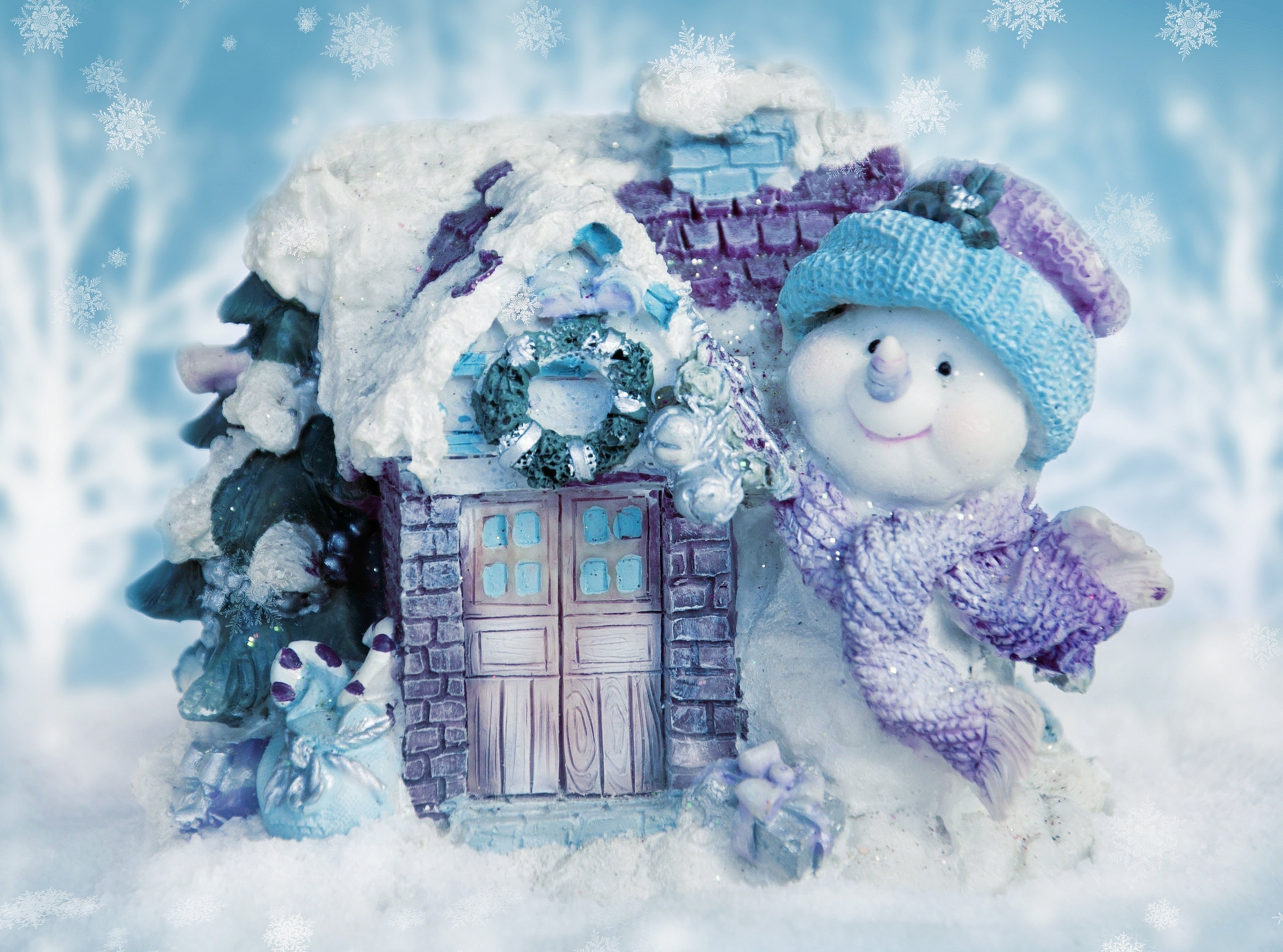 Снежинки снеговик. Сказочная зима. Зима новый год. Зимнее чудо. Зимнее настроение.