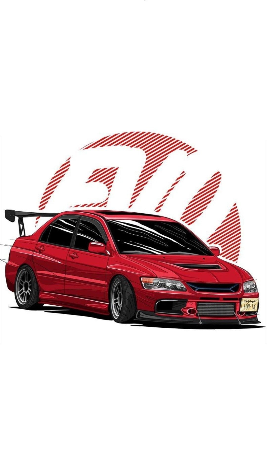 Митсубиси Лансер 9 обои на айфон