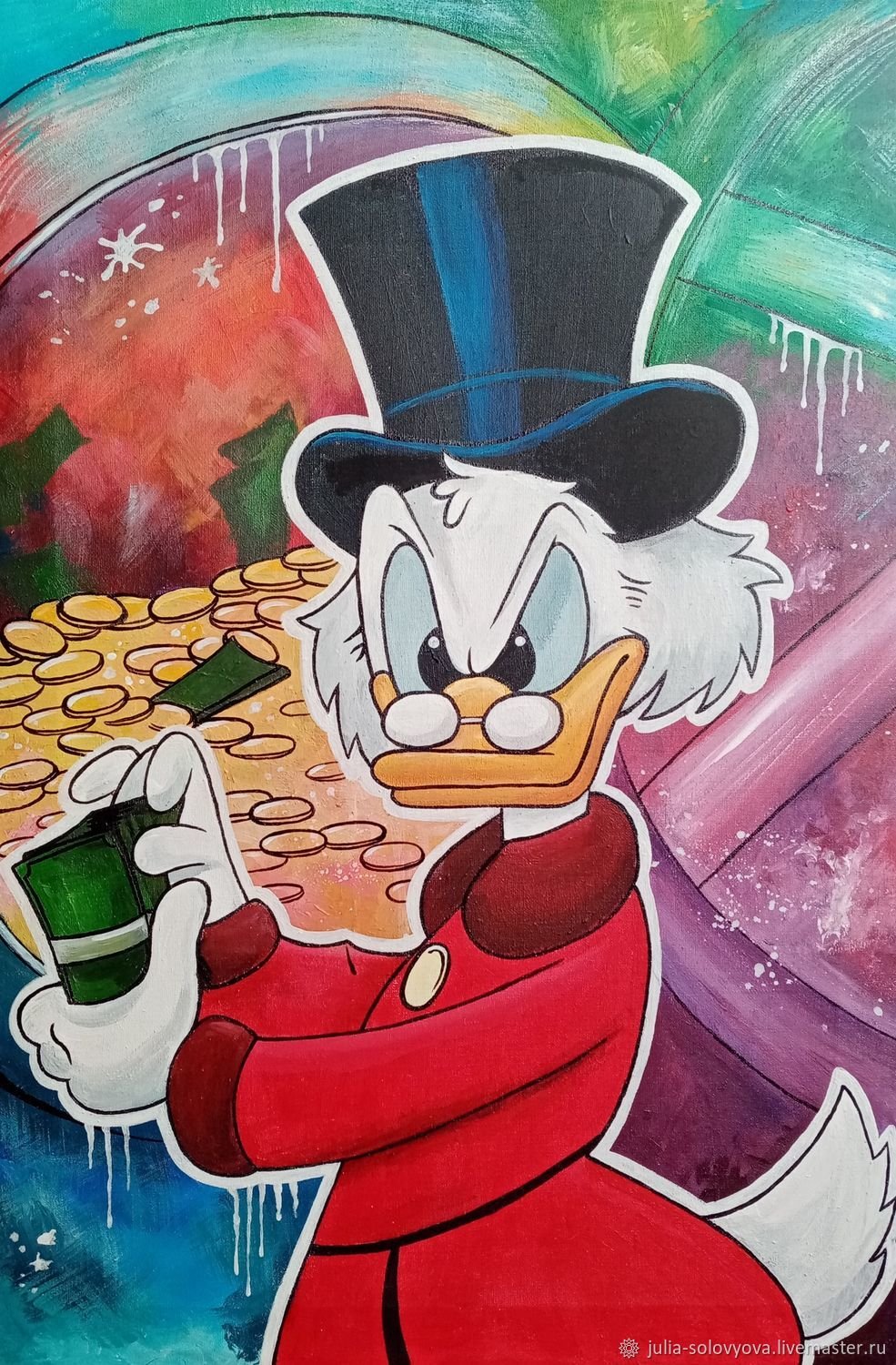 Обои на телефон со скруджем макдаком