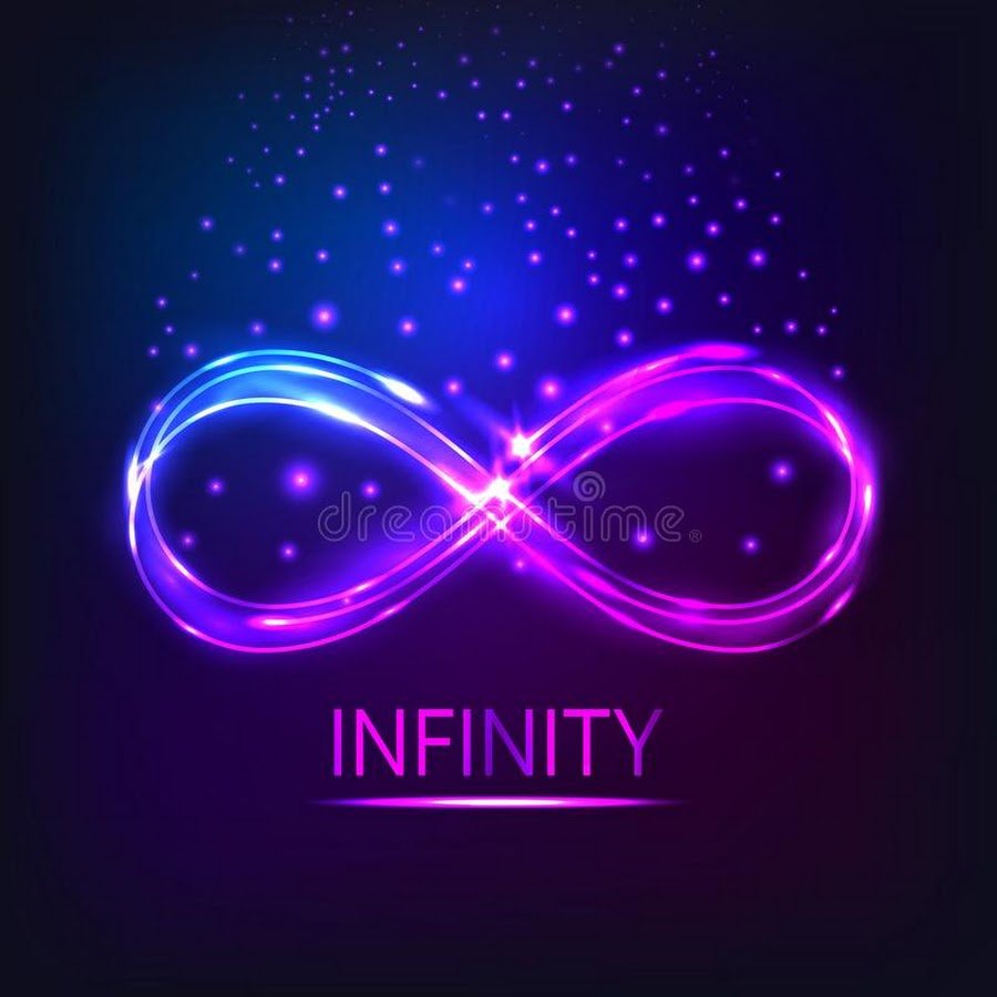 Неоновый знак бесконечности