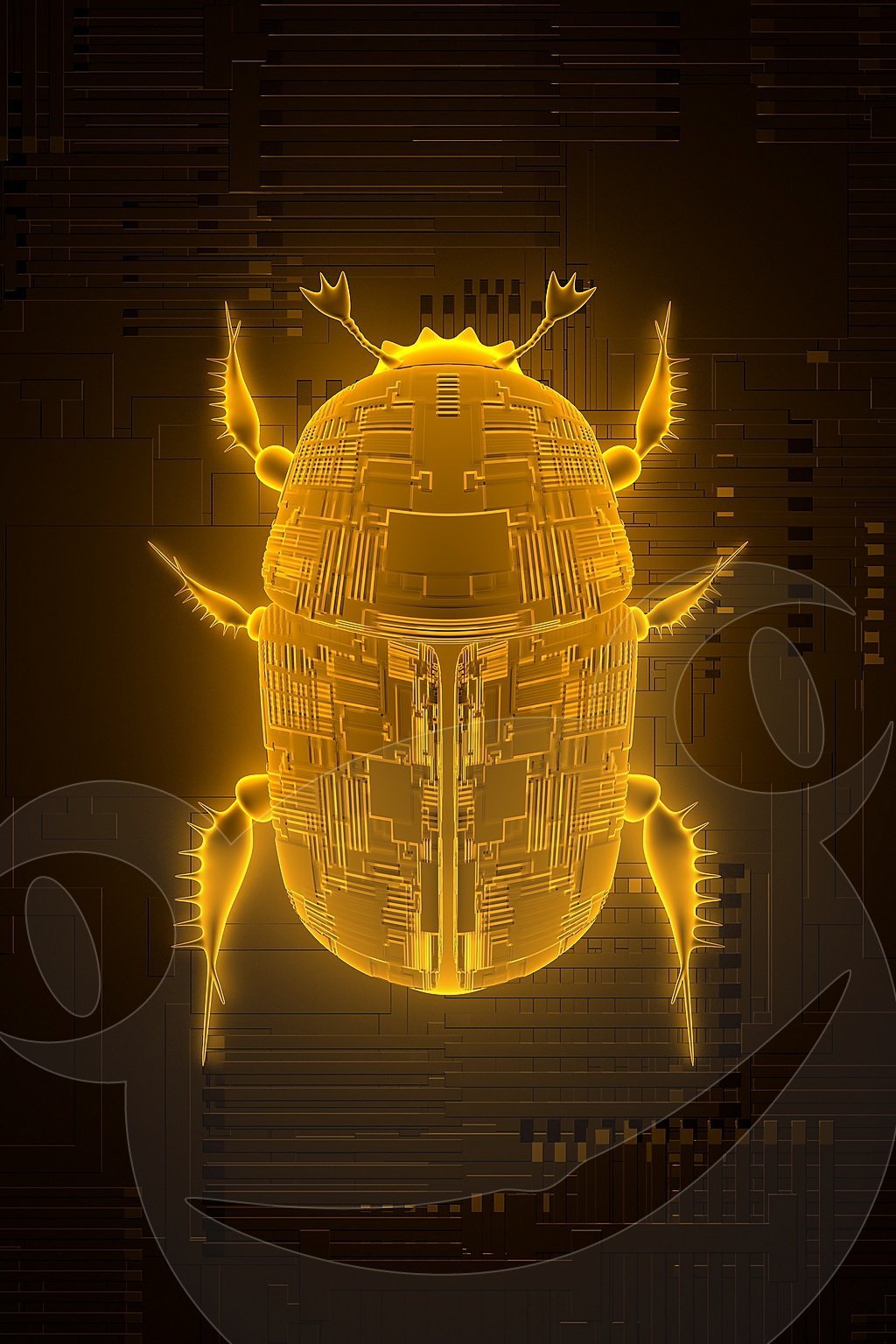 Заставка на телефон скарабей