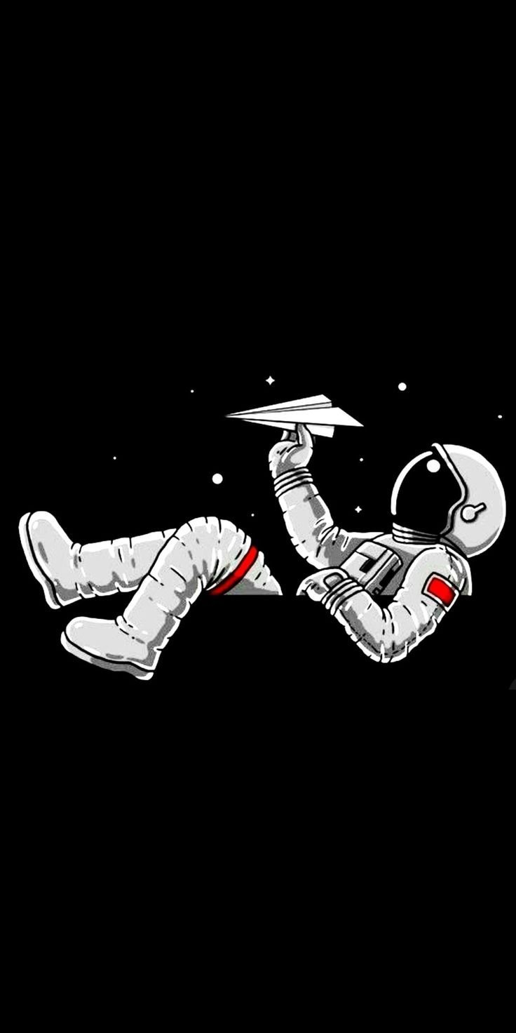 Космонавт с телефоном