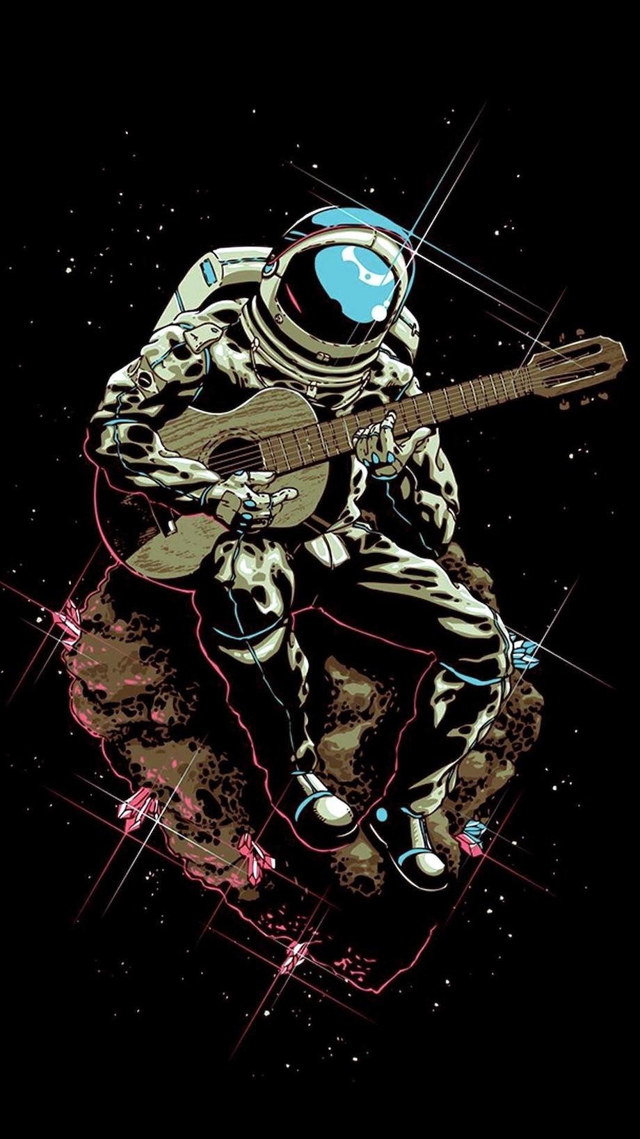 Обои космонавт на телефон вертикальные