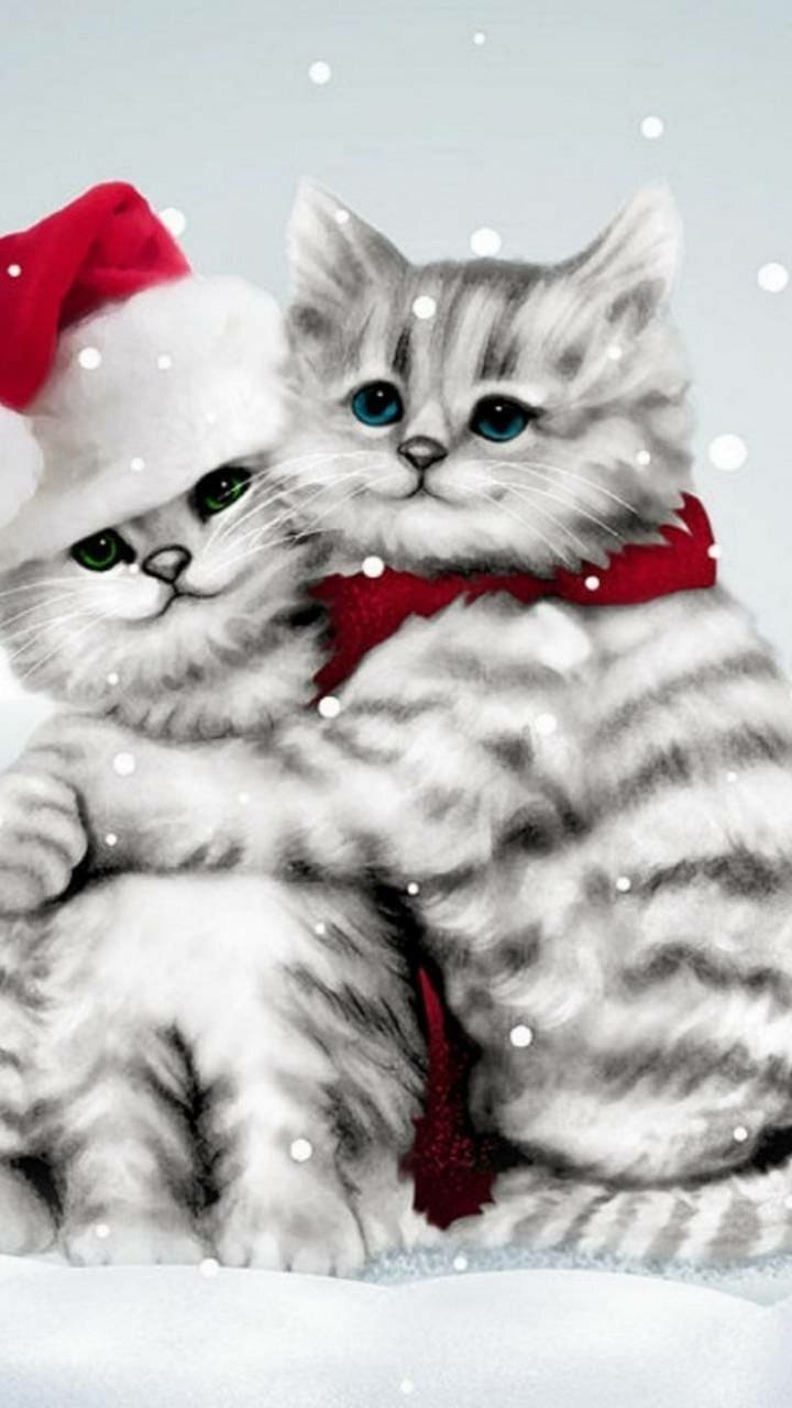 Котенок в шарфике