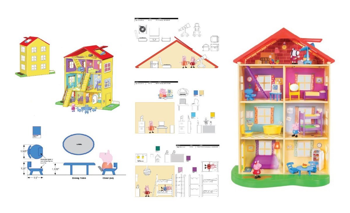 Фотообои свинки Пеппы