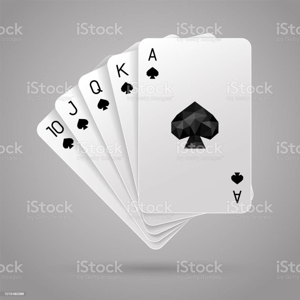 Флеш рояль пиковый фото