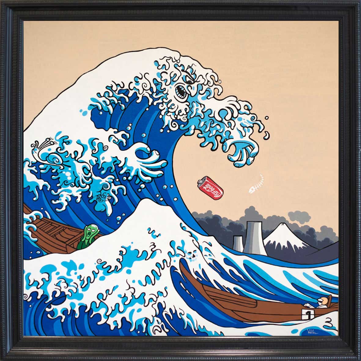 Кацусика Хокусай большая волна в Канагаве