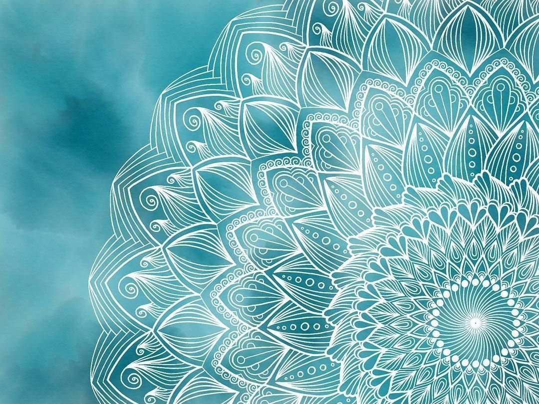 Бирюзовая Мандала