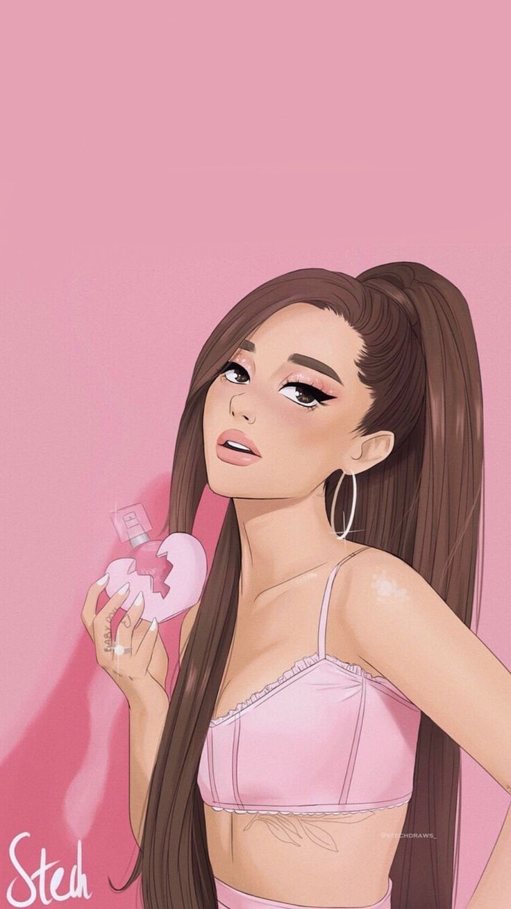 Ариана Гранде мультяшная