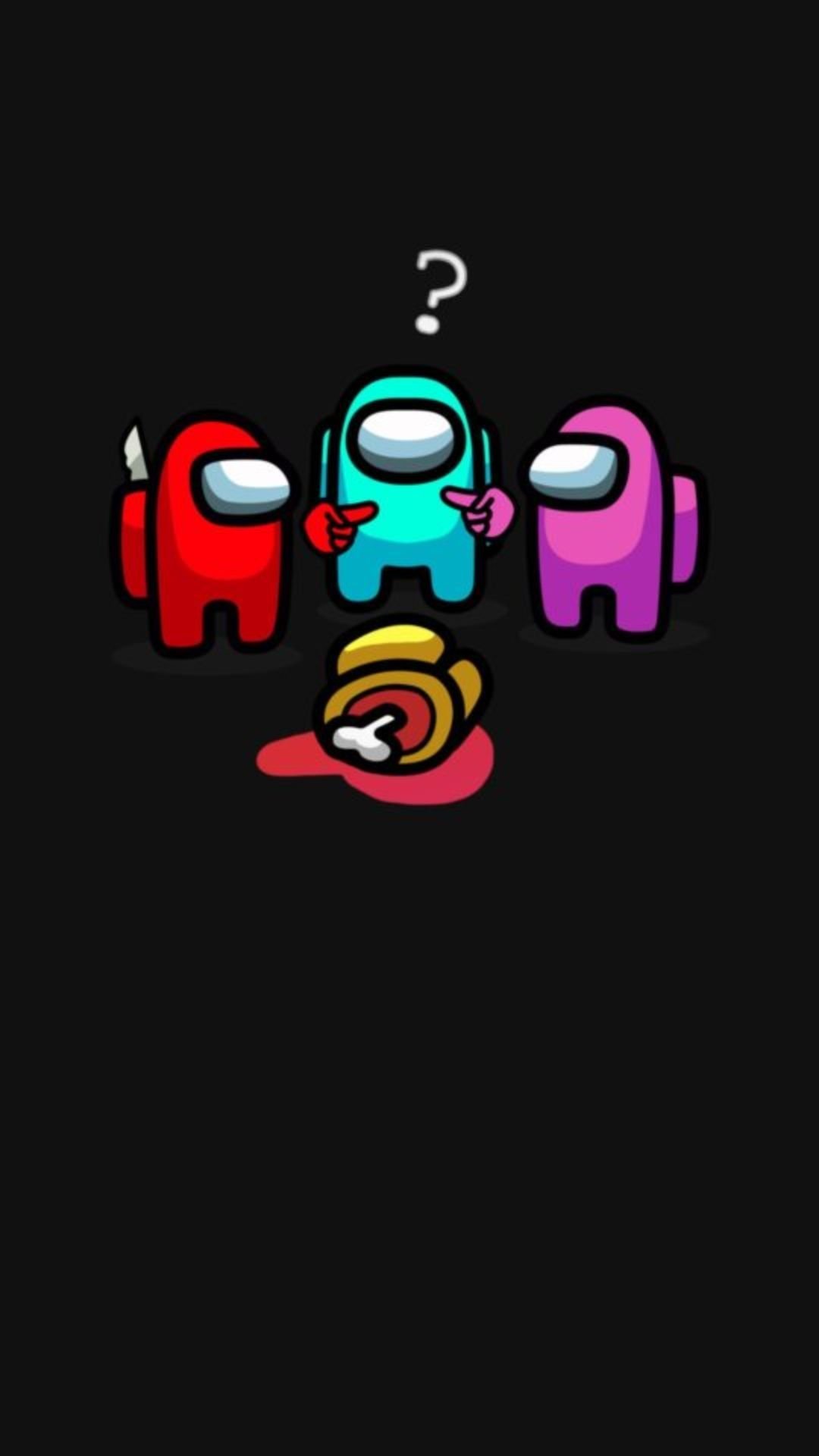 Заставки на телефон among us