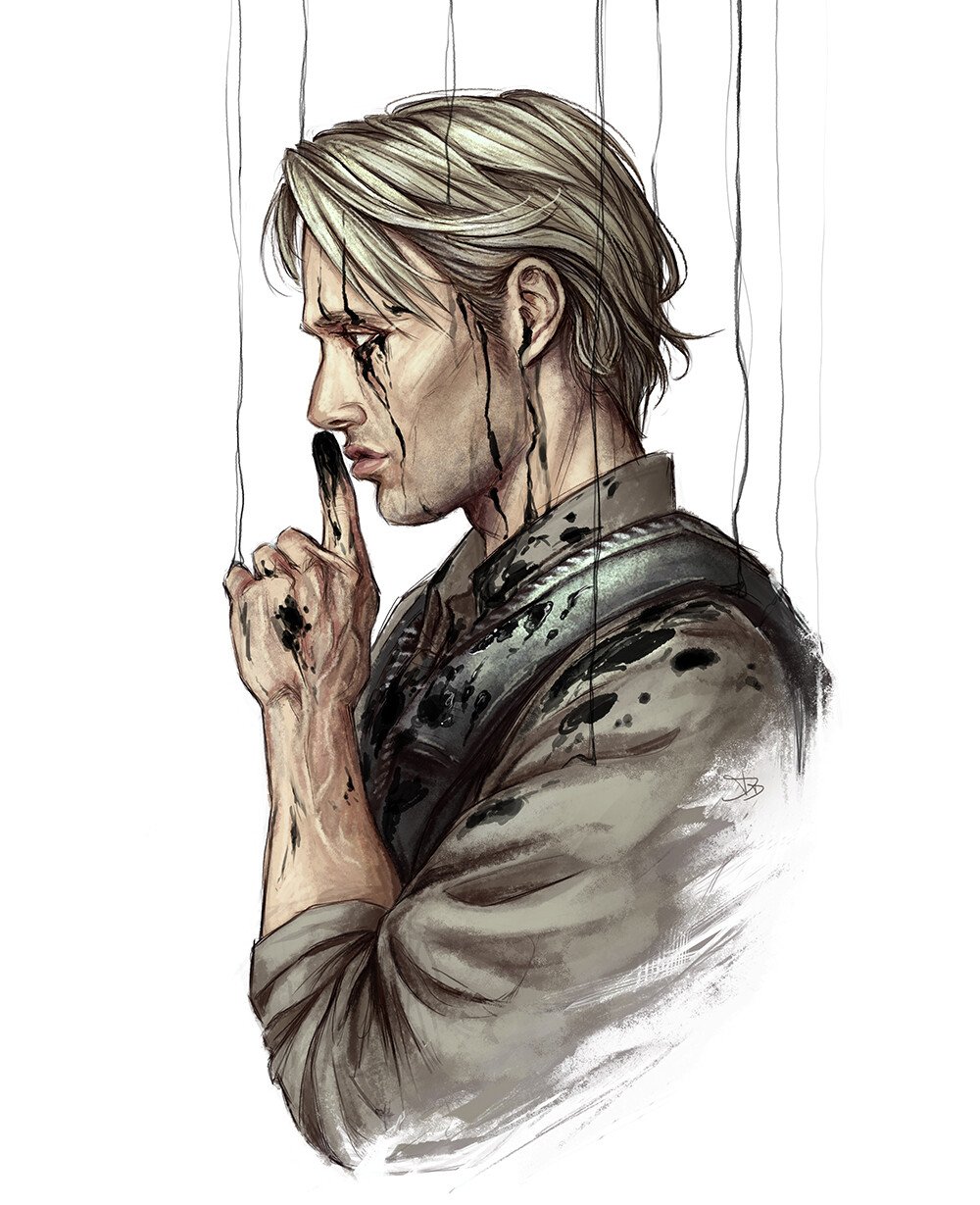 Мадс Миккельсен арт Death Stranding