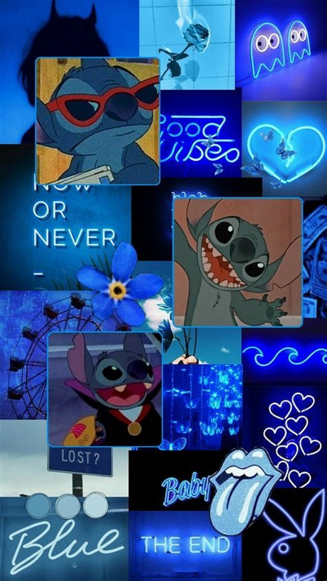 Стич обои на телефон