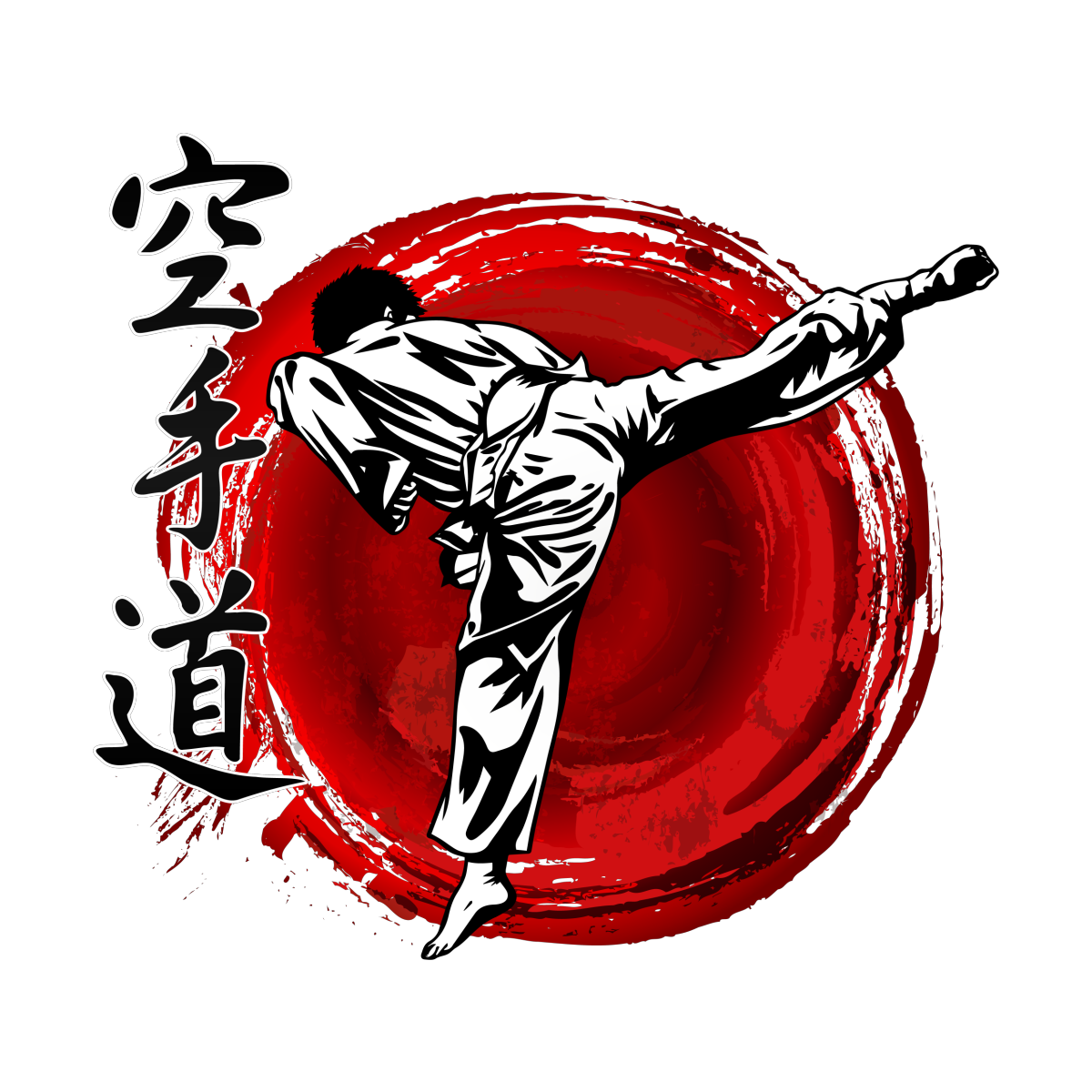 Карате иллюстрация