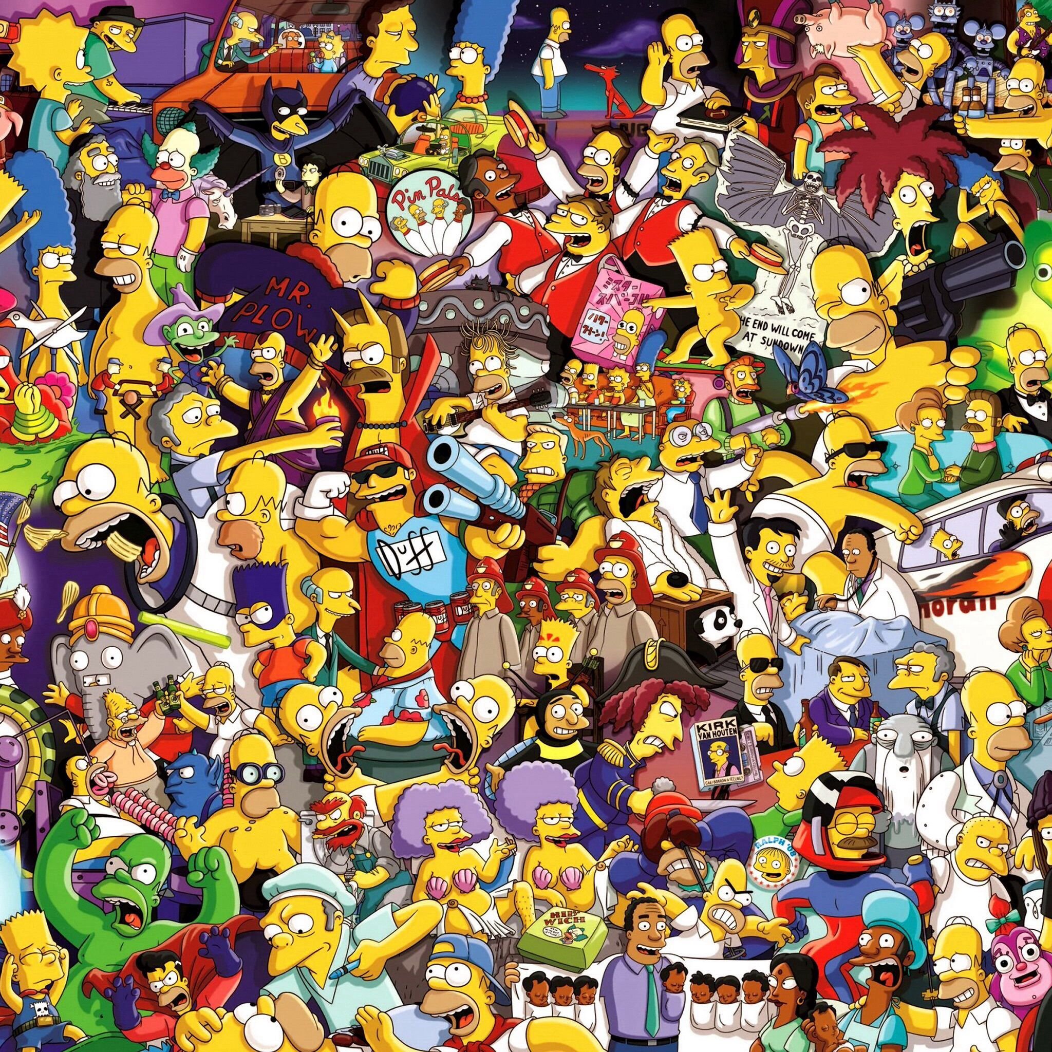 Много картинок на 8. Симпсоны Футурама Гриффины. Популярные персонажи. Много персонажей из мультиков. Персонажи американских мультфильмов.