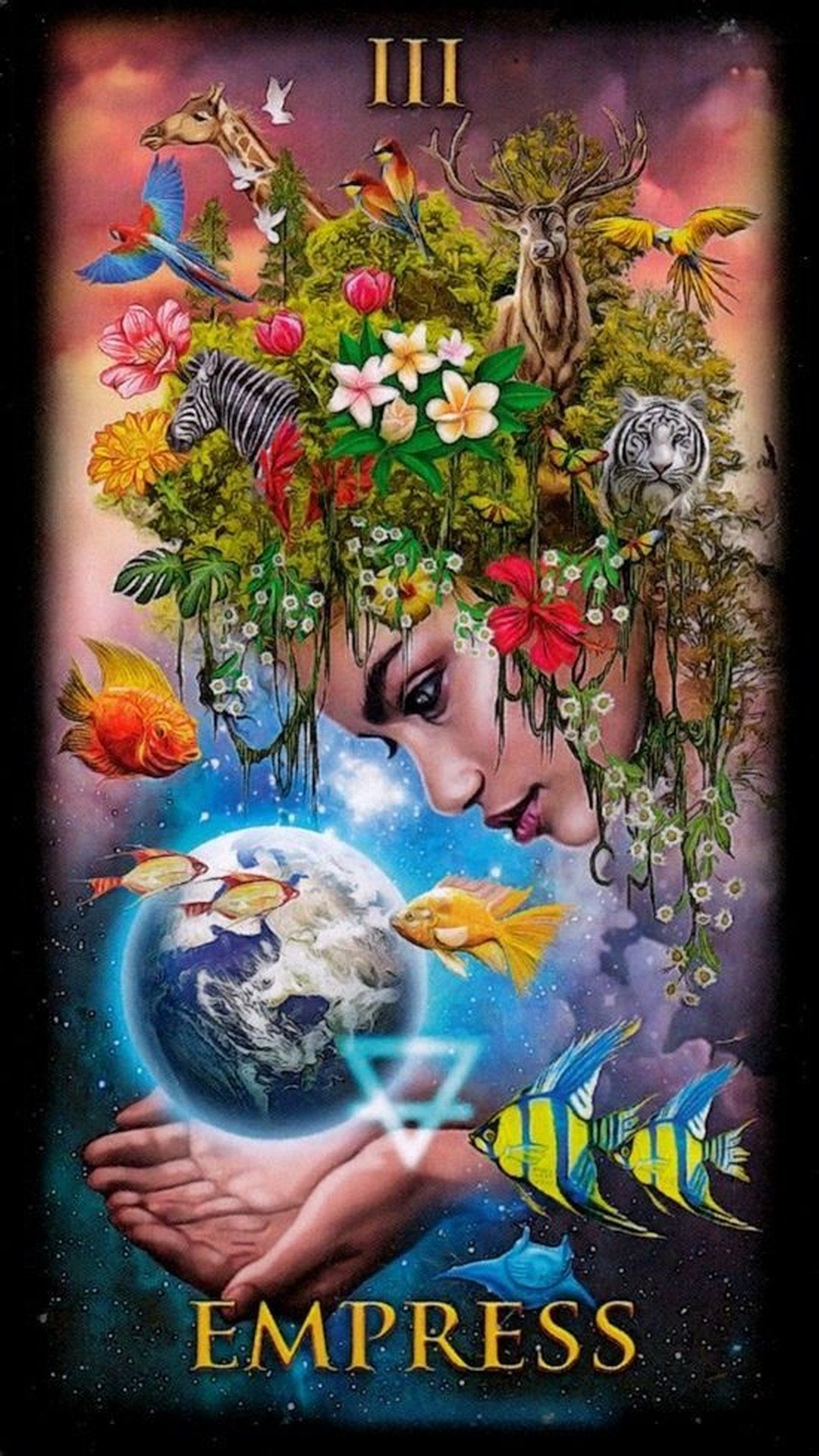 Таро Императрица обои для ноутбука