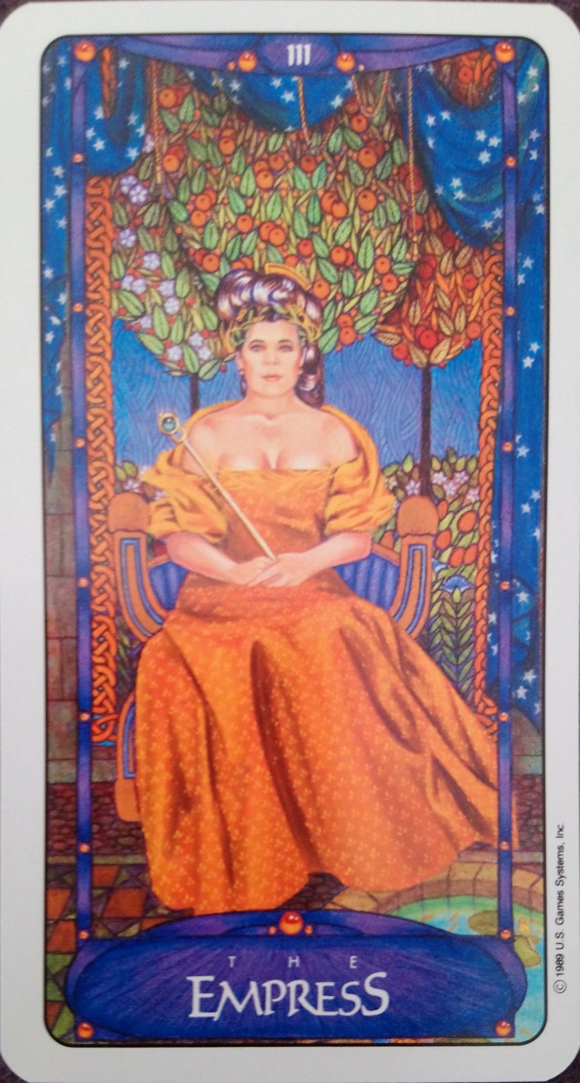 Умеренность Таро арт