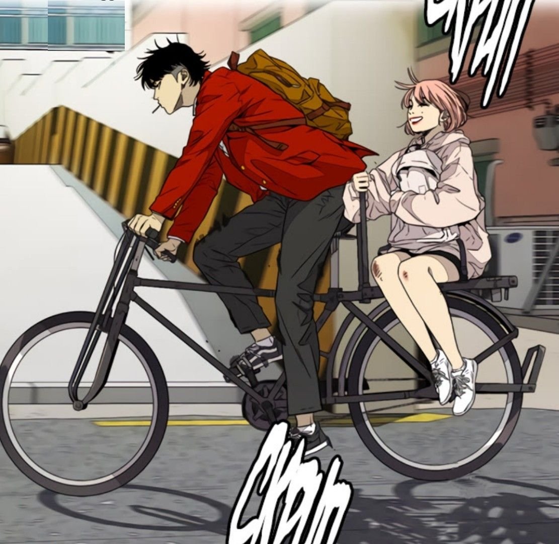 Аниме велосипед