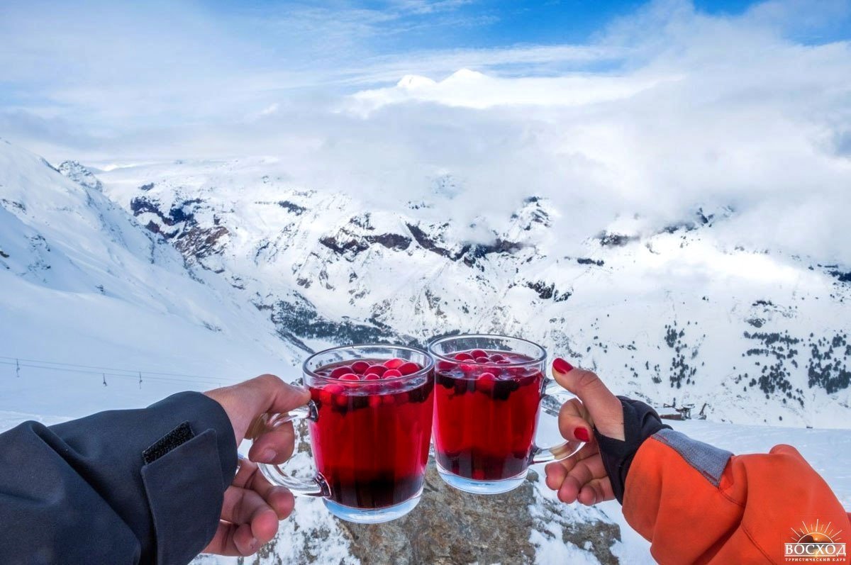 Приэльбрусье Эльбрус зима