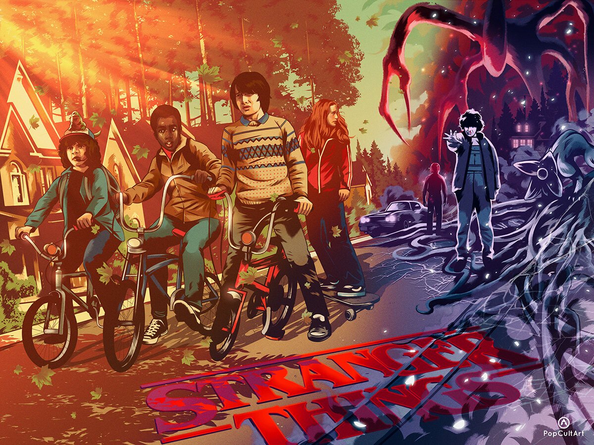 Stranger things арт