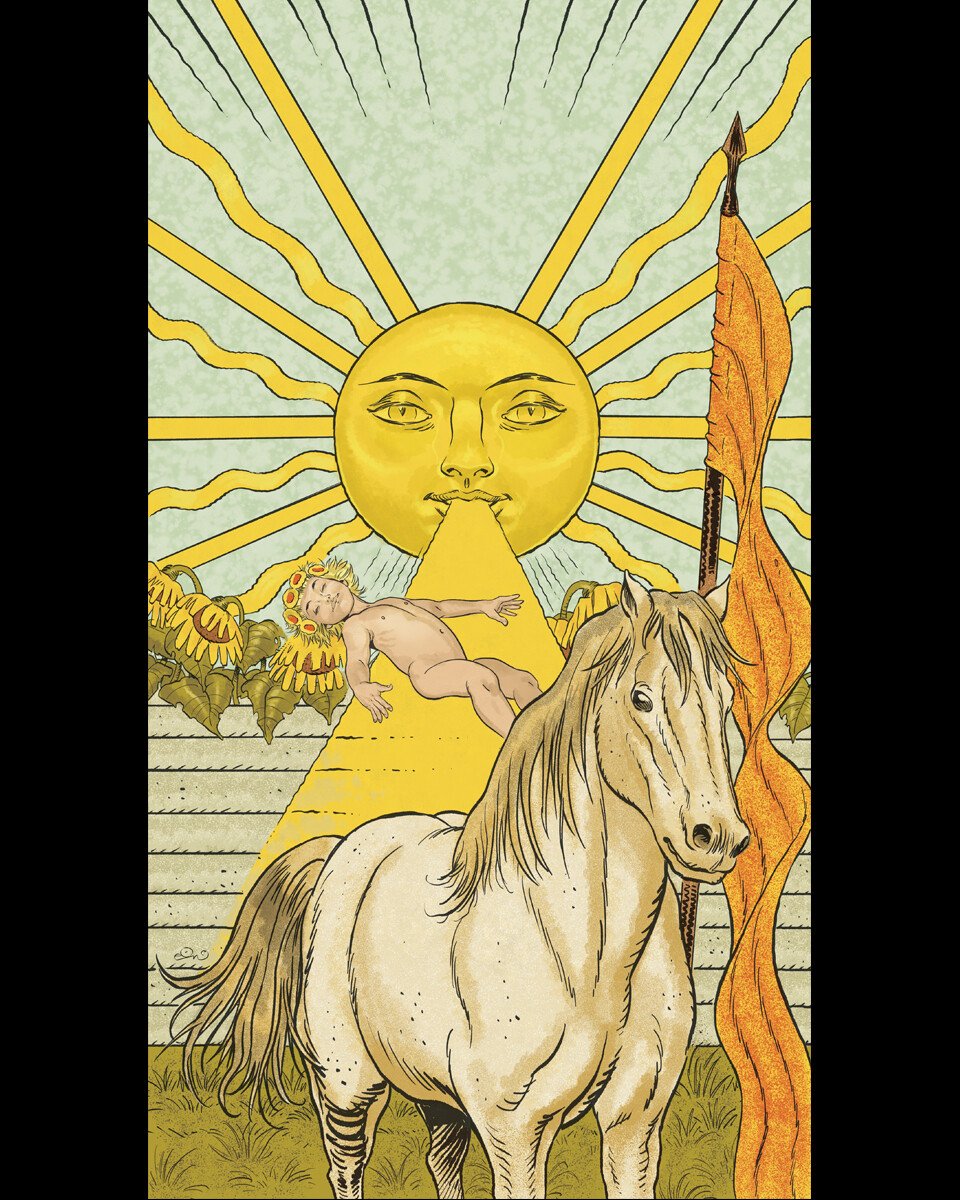 Старший Аркан солнце Таро