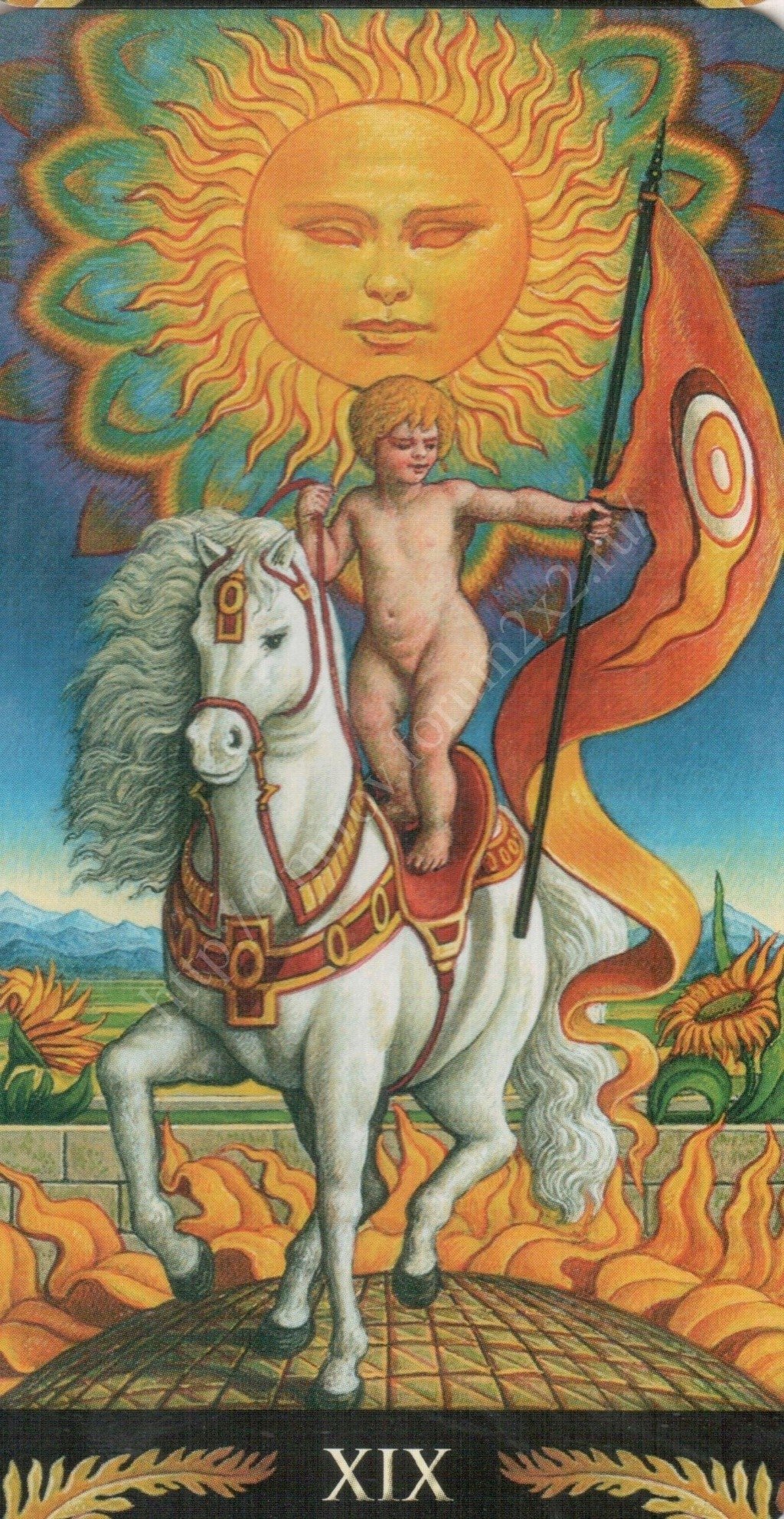 Таро 19 Аркан солнце