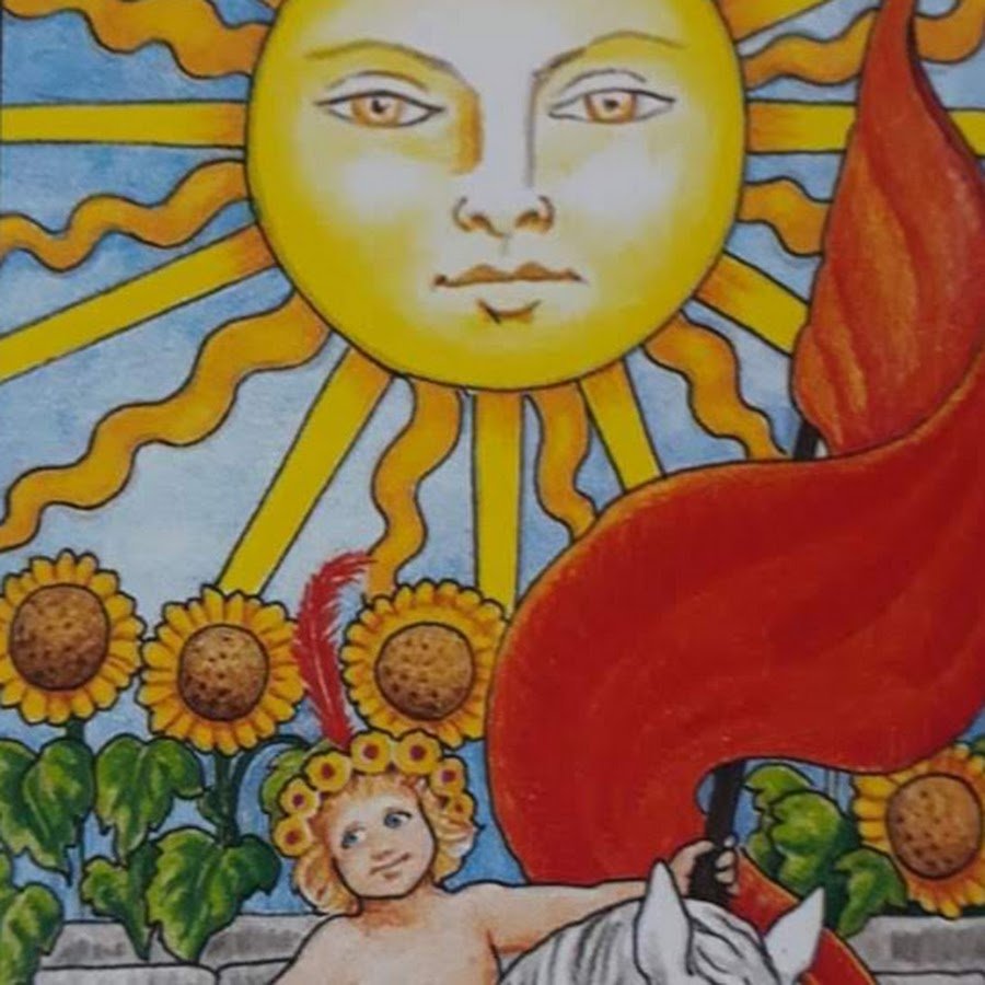 Аркан солнце Таро Райдера Уэйта