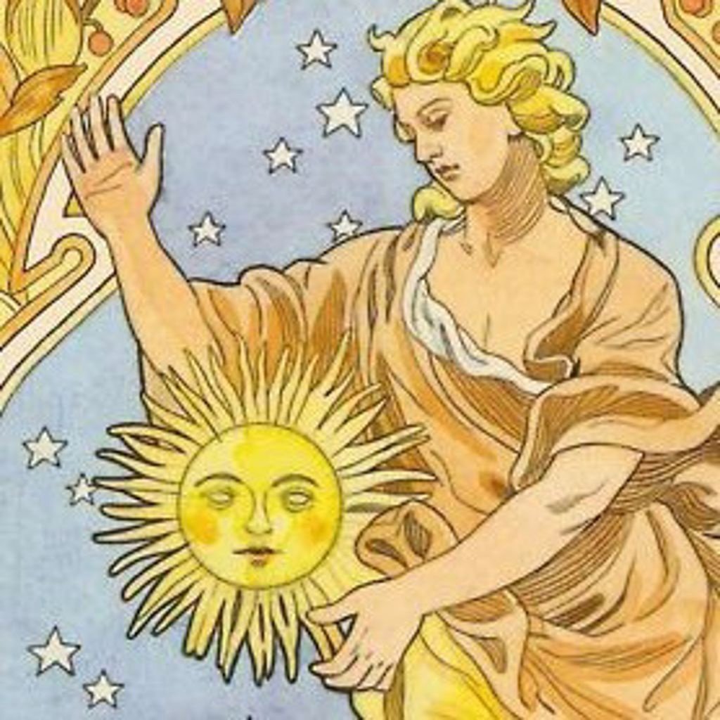 Карта Таро солнце