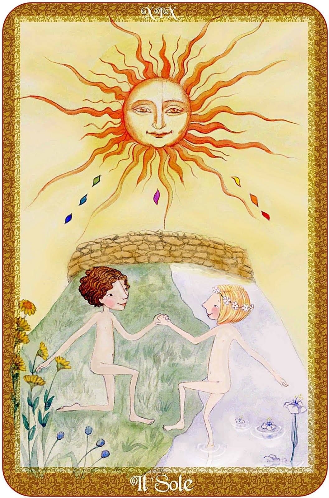 Карта Таро солнце картинка