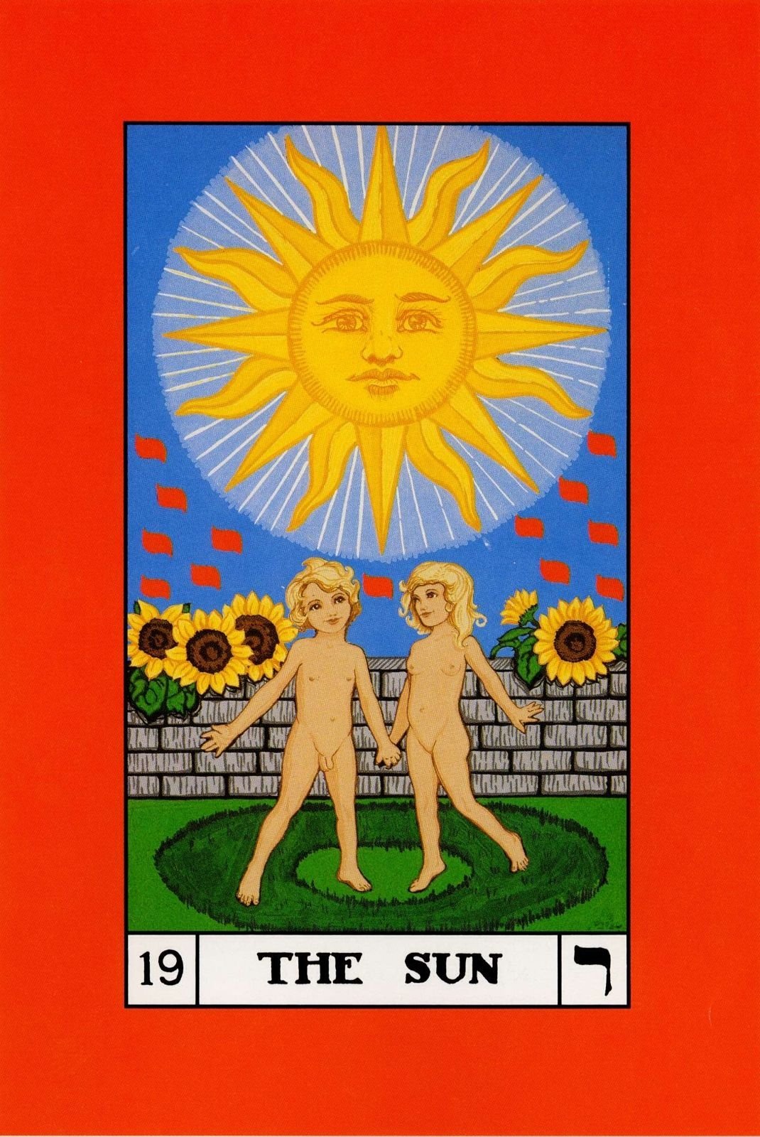 Солнце Таро Уэйта