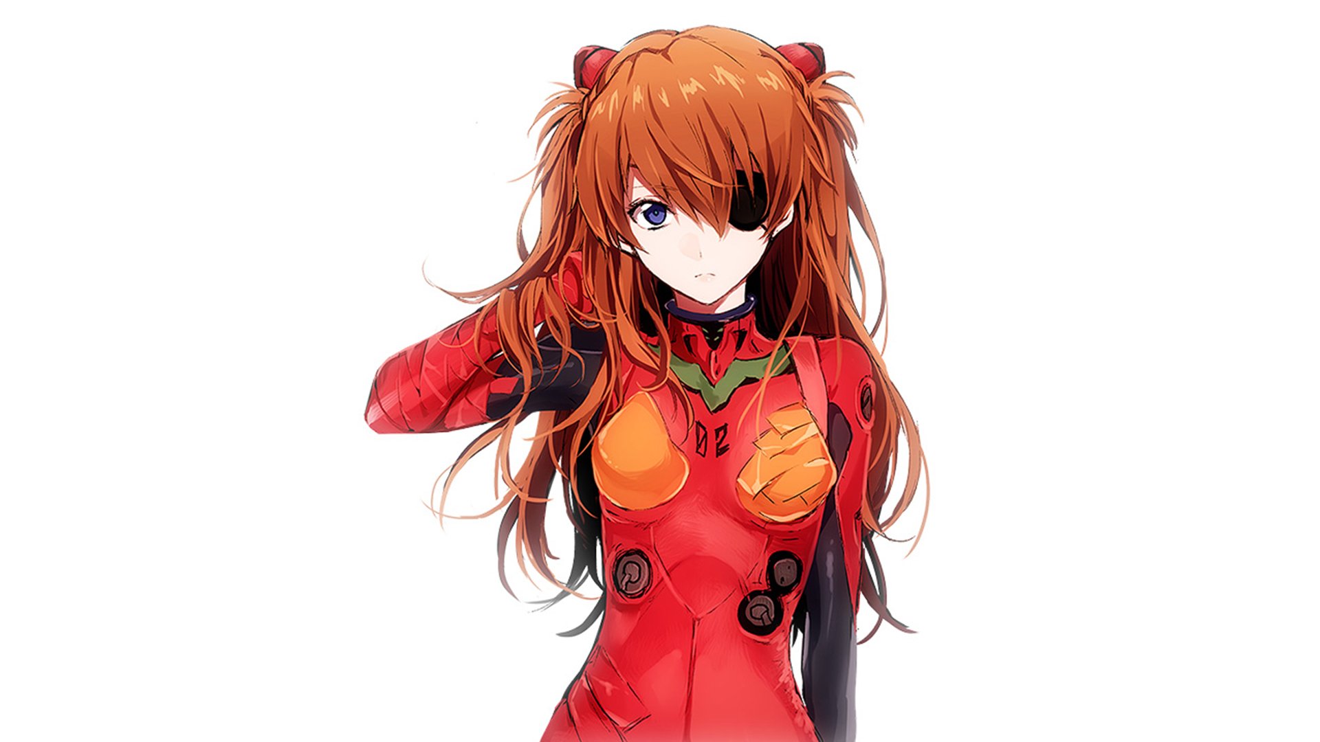 Аниме персонажи красный оранжевый