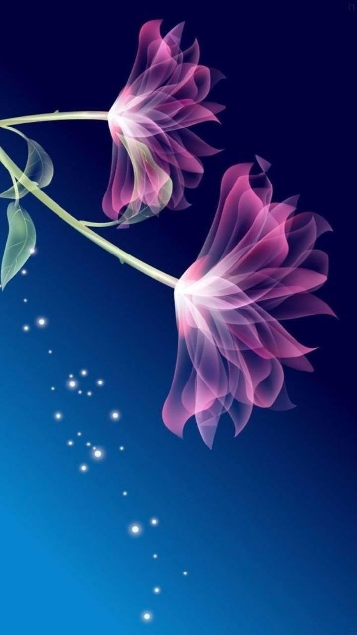 Цветы абстракция