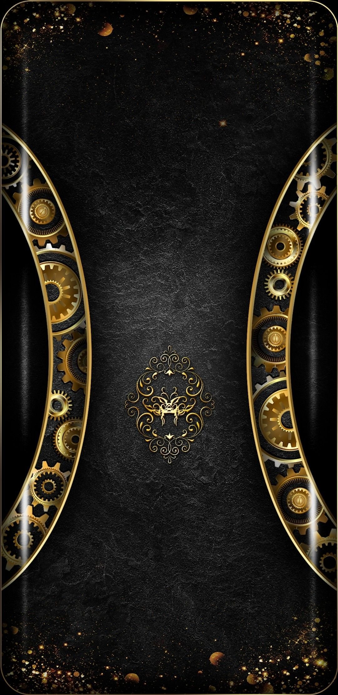 Фон золото блестки