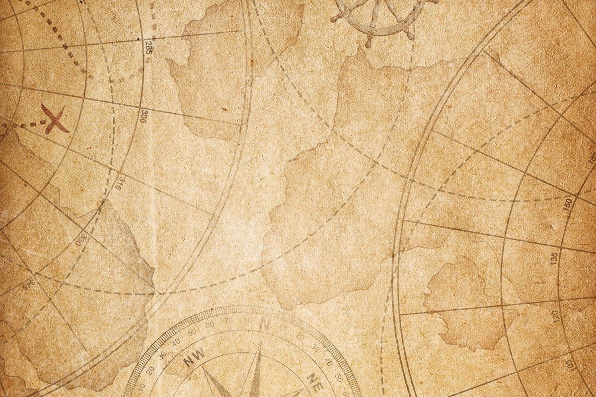 Фон Старая карта