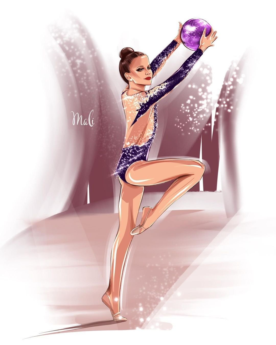 Художественная гимнастика рисунки