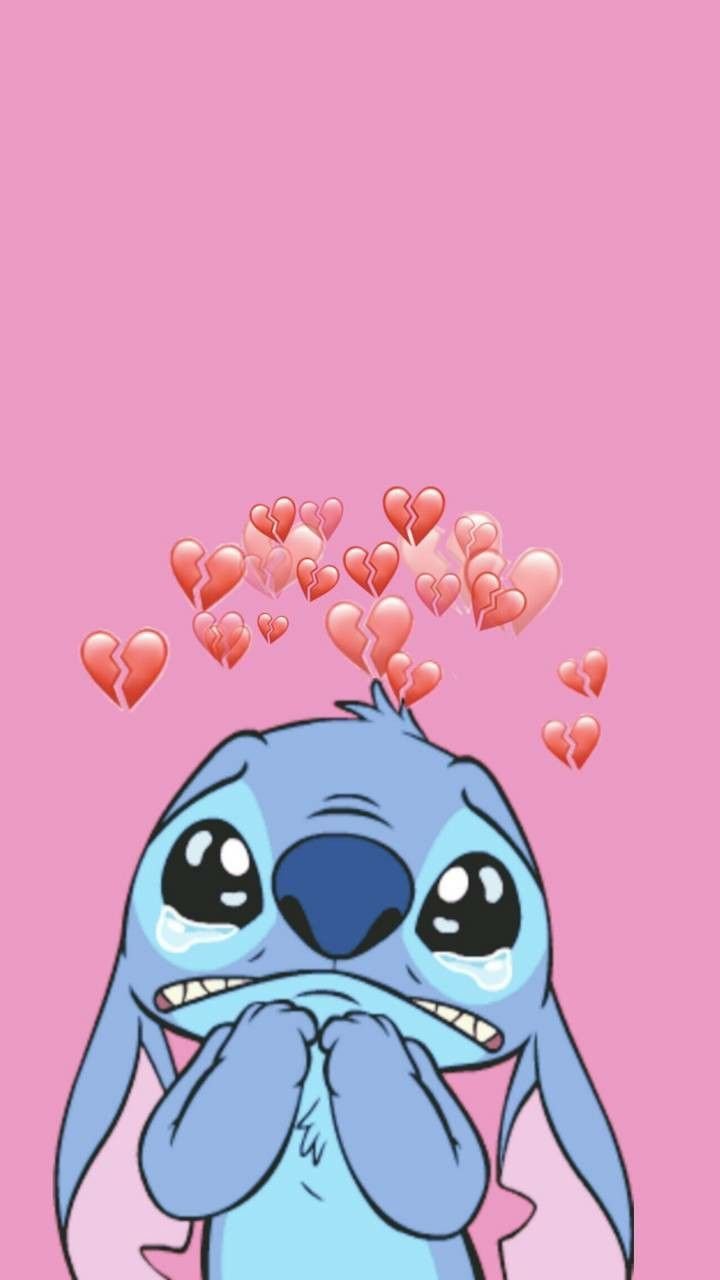 Милый Стич с сердцем