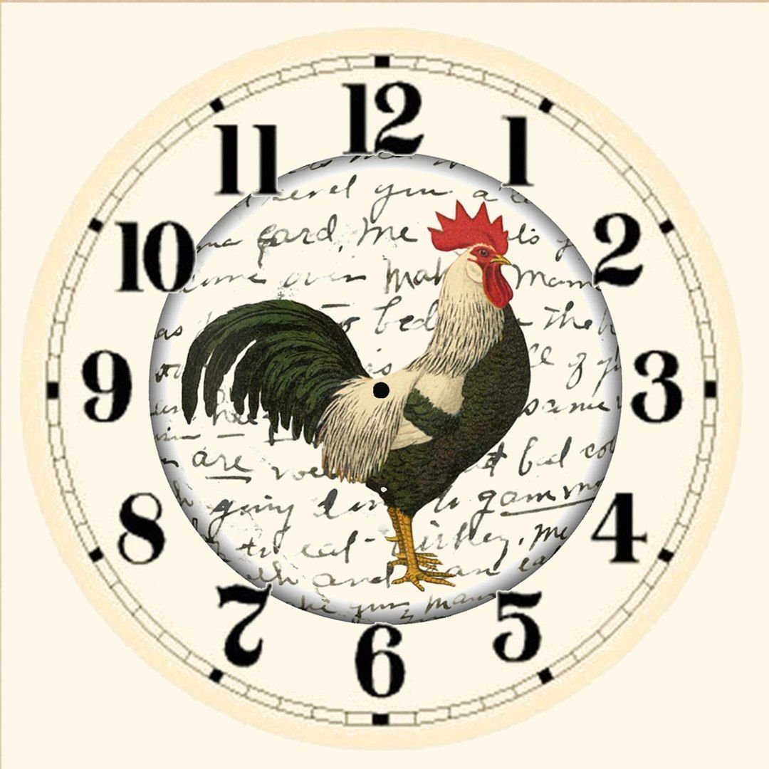 Круглый циферблат часов