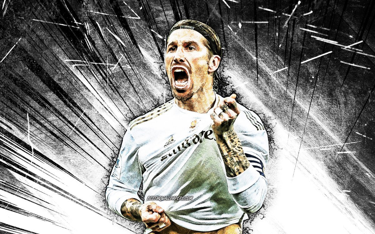 Серхио Рамос арт