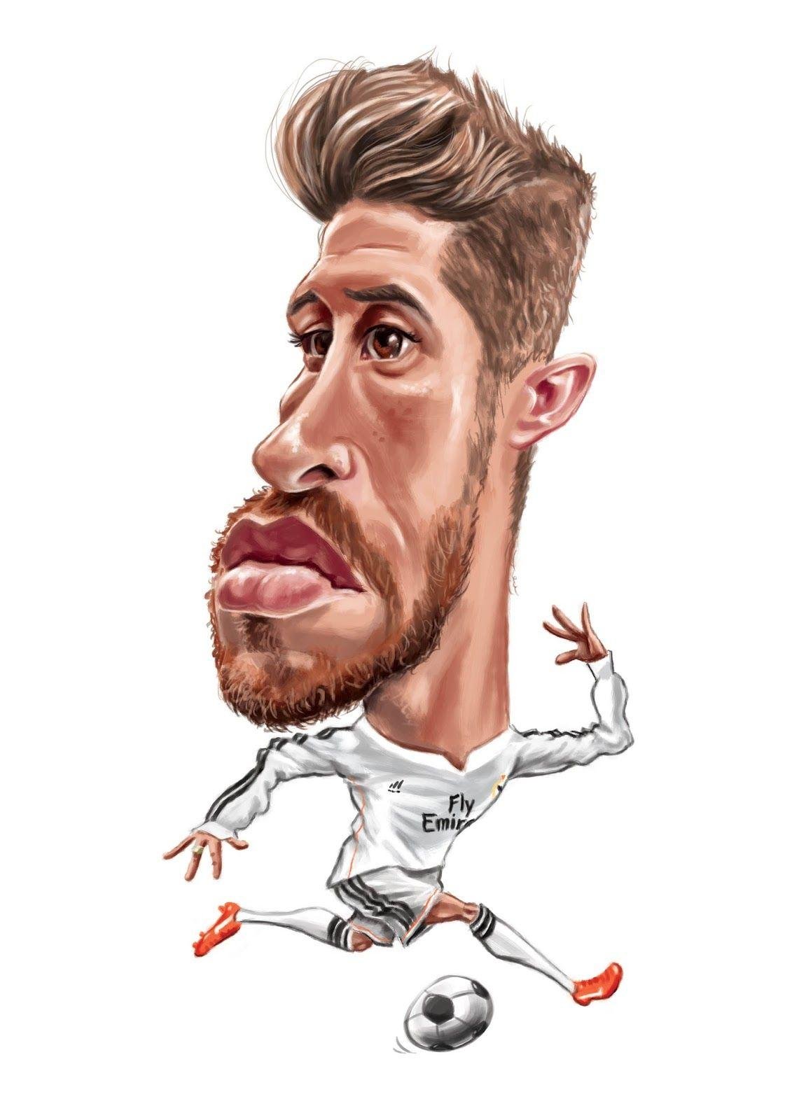 Серхио Рамос мультяшный