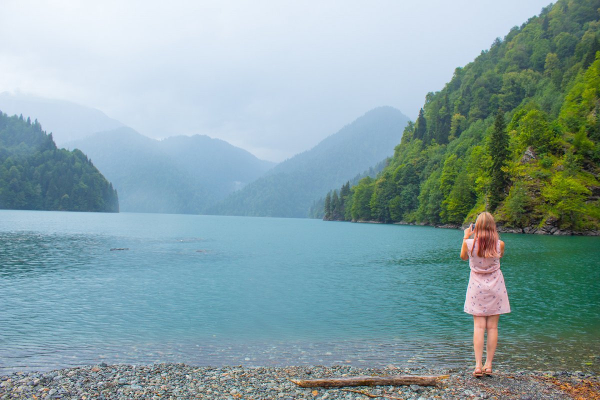 Озеро малая Рица Абхазия